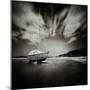 Sailing Boat on Sandy Shore-Steven Allsopp-Mounted Photographic Print