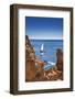 Sailing Boat, Ponta De Piedade, Lagos, Algarve, Portugal-Sabine Lubenow-Framed Photographic Print