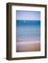 Sailing Boat, Seen from Swanage Beach, Dorset, England, United Kingdom, Europe-Matthew Williams-Ellis-Framed Photographic Print