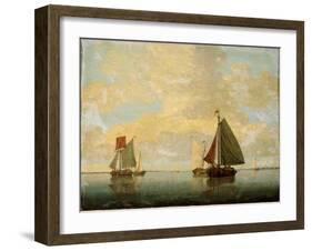 Sailing Boats, 17th Century-Willem Van De Velde The Younger-Framed Giclee Print