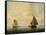 Sailing Boats, 17th Century-Willem Van De Velde The Younger-Framed Stretched Canvas