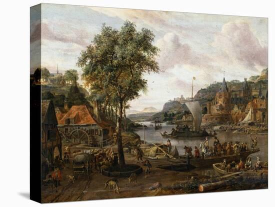 Sailing Boats, 17th or Early 18th Century-Abraham Storck-Stretched Canvas