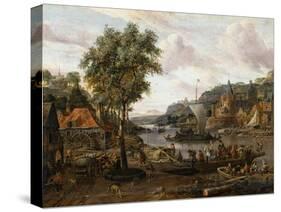 Sailing Boats, 17th or Early 18th Century-Abraham Storck-Stretched Canvas