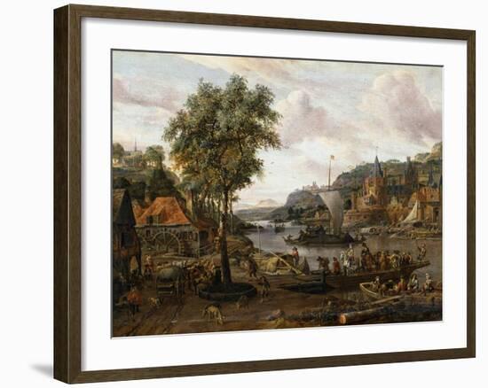 Sailing Boats, 17th or Early 18th Century-Abraham Storck-Framed Giclee Print