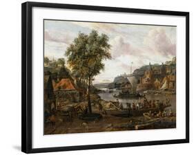 Sailing Boats, 17th or Early 18th Century-Abraham Storck-Framed Giclee Print