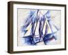 Sailing Boats, 1919-Charles Demuth-Framed Premium Giclee Print