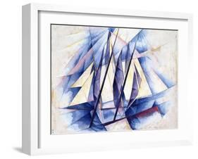 Sailing Boats, 1919-Charles Demuth-Framed Giclee Print