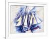 Sailing Boats, 1919-Charles Demuth-Framed Giclee Print