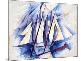 Sailing Boats, 1919-Charles Demuth-Mounted Giclee Print