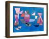Sailing Boats, 1927-Paul Klee-Framed Art Print