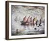 Sailing Boats, 1930-Laurence Stephen Lowry-Framed Giclee Print