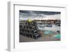 Sailing Boats and Crab Pots at Dusk in the Harbour at Anstruther, Fife, East Neuk-Andrew Sproule-Framed Photographic Print