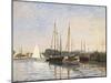 Sailing Boats at Argenteuil-Claude Monet-Mounted Art Print