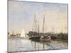 Sailing Boats at Argenteuil-Claude Monet-Mounted Art Print