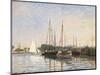 Sailing Boats at Argenteuil-Claude Monet-Mounted Art Print