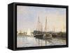 Sailing Boats at Argenteuil-Claude Monet-Framed Stretched Canvas