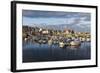 Sailing Boats at Sunset in the Harbour at Anstruther, Fife, East Neuk, Scotland, United Kingdom-Andrew Sproule-Framed Photographic Print