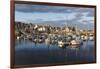 Sailing Boats at Sunset in the Harbour at Anstruther, Fife, East Neuk, Scotland, United Kingdom-Andrew Sproule-Framed Photographic Print