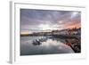 Sailing Boats at Sunset in the Harbour at St. Monans, Fife, East Neuk, Scotland, United Kingdom-Andrew Sproule-Framed Photographic Print