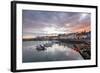 Sailing Boats at Sunset in the Harbour at St. Monans, Fife, East Neuk, Scotland, United Kingdom-Andrew Sproule-Framed Photographic Print