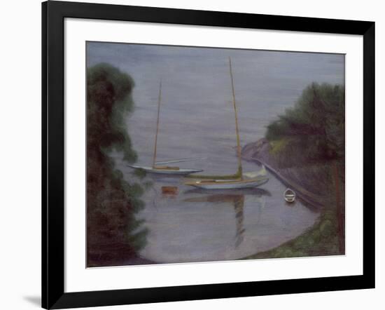 Sailing Boats by Harald Oscar Sohlberg-Harald Oscar Sohlberg-Framed Giclee Print