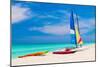 Sailing Boats, Catamarans, Kayaks and Water Bikes in the Beautiful Cuban Beach of Varadero-Kamira-Mounted Photographic Print