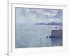 Sailing Boats in an Estuary, circa 1892-93-Théo van Rysselberghe-Framed Giclee Print