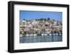 Sailing boats in Poros Island port, Saronic Island, Aegean Coast, Greek Islands, Greece-Matthew Williams-Ellis-Framed Photographic Print