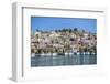 Sailing boats in Poros Island port, Saronic Island, Aegean Coast, Greek Islands, Greece-Matthew Williams-Ellis-Framed Photographic Print