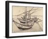 Sailing Boats in Saintes-Maries, 1888-Vincent van Gogh-Framed Giclee Print