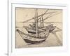 Sailing Boats in Saintes-Maries, 1888-Vincent van Gogh-Framed Giclee Print