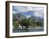 Sailing Boats in the Harbour of Lahaina, an Old Whaling Station, West Coast, Hawaii-Tony Waltham-Framed Photographic Print