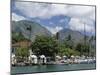 Sailing Boats in the Harbour of Lahaina, an Old Whaling Station, West Coast, Hawaii-Tony Waltham-Mounted Photographic Print