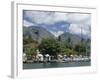 Sailing Boats in the Harbour of Lahaina, an Old Whaling Station, West Coast, Hawaii-Tony Waltham-Framed Photographic Print