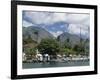 Sailing Boats in the Harbour of Lahaina, an Old Whaling Station, West Coast, Hawaii-Tony Waltham-Framed Photographic Print