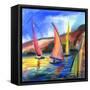 Sailing Boats In The Sea-balaikin2009-Framed Stretched Canvas