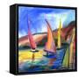 Sailing Boats In The Sea-balaikin2009-Framed Stretched Canvas