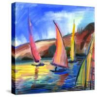 Sailing Boats In The Sea-balaikin2009-Stretched Canvas