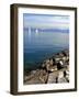 Sailing Boats, Lac Leman, Evian-Les Bains, Haute-Savoie, France, Europe-Richardson Peter-Framed Photographic Print