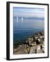 Sailing Boats, Lac Leman, Evian-Les Bains, Haute-Savoie, France, Europe-Richardson Peter-Framed Photographic Print