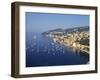 Sailing Boats Off the Coast of Villefrance-Sur-Mer, Provence, France-Robert Harding-Framed Photographic Print