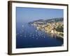 Sailing Boats Off the Coast of Villefrance-Sur-Mer, Provence, France-Robert Harding-Framed Photographic Print