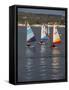 Sailing Boats On Exe Estuary England-Charles Bowman-Framed Stretched Canvas