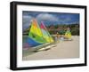 Sailing Boats on the Beach at the St. James Club, Antigua, Leeward Islands, West Indies-Lightfoot Jeremy-Framed Photographic Print