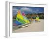 Sailing Boats on the Beach at the St. James Club, Antigua, Leeward Islands, West Indies-Lightfoot Jeremy-Framed Photographic Print