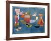 Sailing Boats-Paul Klee-Framed Giclee Print