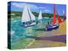 Sailing Boats-Andrew Macara-Stretched Canvas