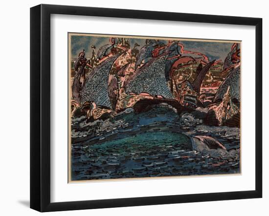 Sailing Boats-Mikhail Alexandrovich Vrubel-Framed Giclee Print