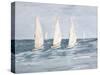 Sailing Calm Waters  II-Julie DeRice-Stretched Canvas