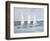 Sailing Calm Waters  II-Julie DeRice-Framed Art Print